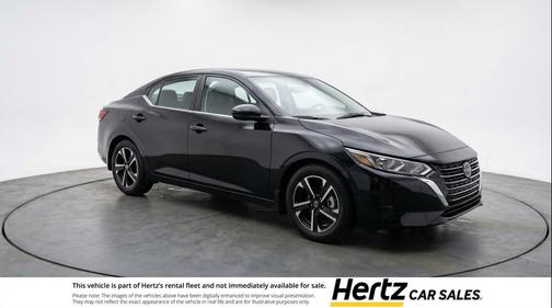 Super Black 2025 Nissan Sentra SV