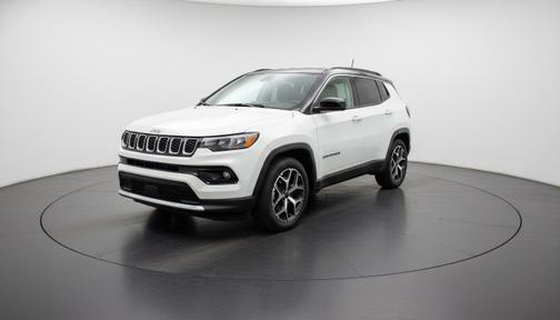 Bright White Clearcoat 2025 Jeep Compass Limited