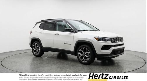 Bright White Clearcoat 2025 Jeep Compass Limited
