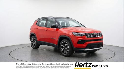 Red Hot Pearlcoat 2025 Jeep Compass Limited