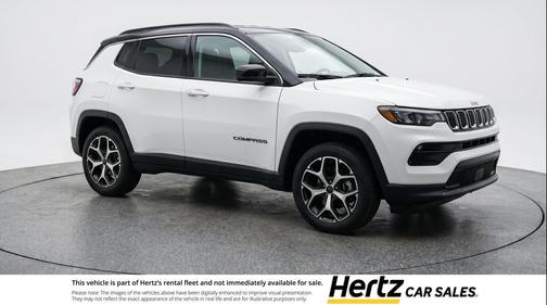 Bright White Clearcoat 2025 Jeep Compass Limited