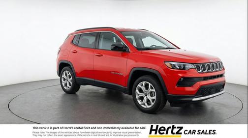 Red Hot Pearlcoat 2025 Jeep Compass Latitude