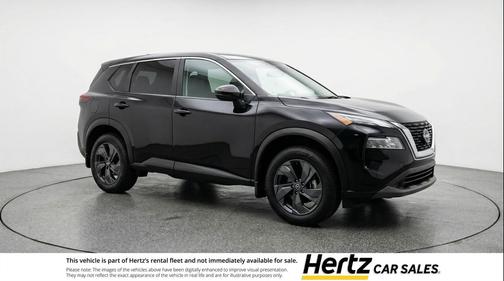 Super Black 2025 Nissan Rogue SV
