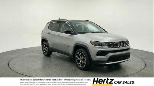 Silver Zynith Metallic Clearcoat 2025 Jeep Compass Limited
