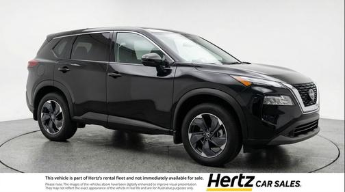 Super Black 2025 Nissan Rogue SV