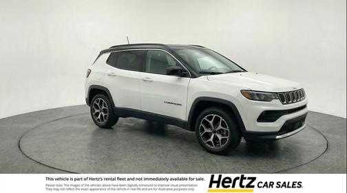Bright White Clearcoat 2025 Jeep Compass Limited
