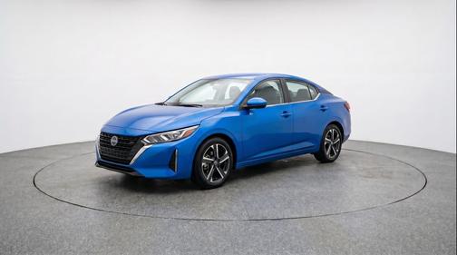 Electric Blue Metallic 2025 Nissan Sentra SV