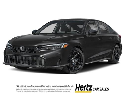 Crystal Black Pearl 2025 Honda Civic Sport