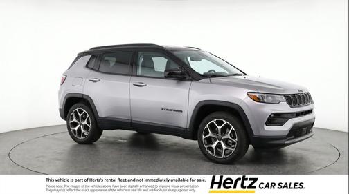 Silver Zynith Metallic Clearcoat 2025 Jeep Compass Limited