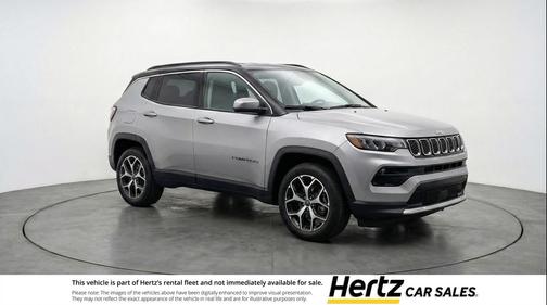 Silver Zynith Metallic Clearcoat 2025 Jeep Compass Limited