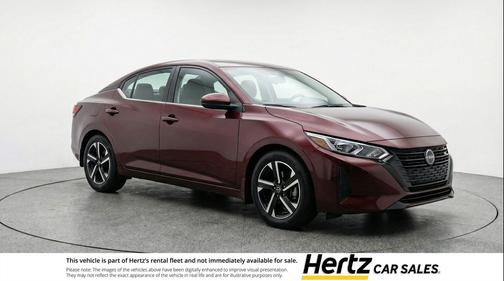 Rosewood Metallic 2025 Nissan Sentra SV