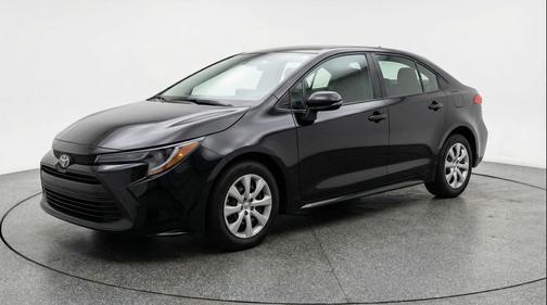 Midnight Black Metallic 2025 Toyota Corolla LE