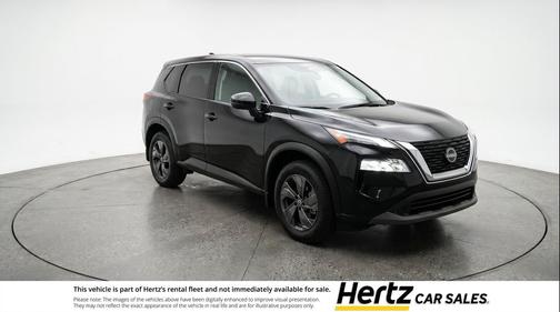 Super Black 2025 Nissan Rogue SV