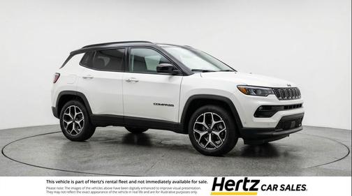Bright White Clearcoat 2025 Jeep Compass Limited
