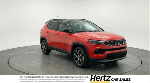 Red Hot Pearlcoat 2025 Jeep Compass Limited