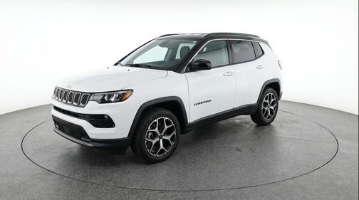 Bright White Clearcoat 2025 Jeep Compass Limited
