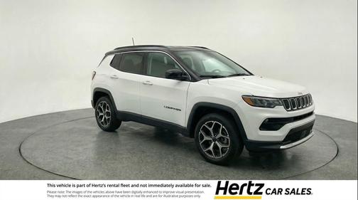 Bright White Clearcoat 2025 Jeep Compass Limited