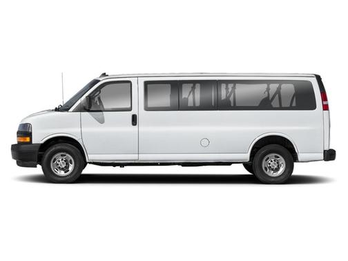 Summit White 2025 Chevrolet Express 3500 RWD 3500 Extended Wheelbase LT