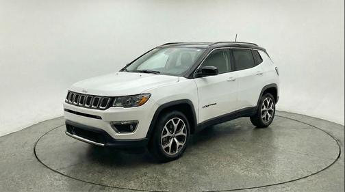 Bright White Clearcoat 2025 Jeep Compass Limited