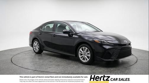 Midnight Black Metallic 2025 Toyota Camry LE
