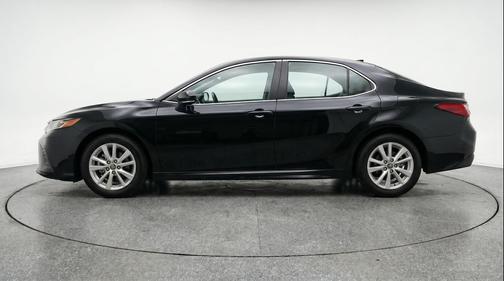 Midnight Black Metallic 2025 Toyota Camry LE
