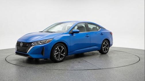 Electric Blue Metallic 2025 Nissan Sentra SV