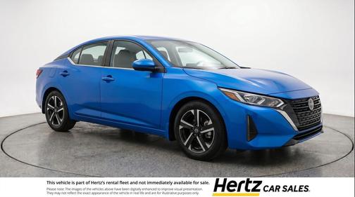 Electric Blue Metallic 2025 Nissan Sentra SV