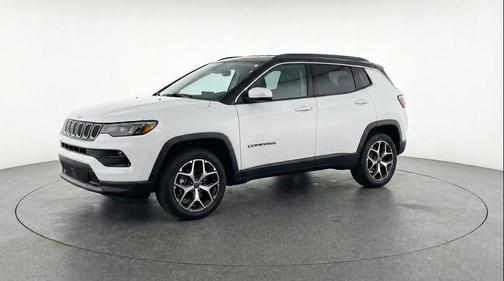 Bright White Clearcoat 2025 Jeep Compass Limited