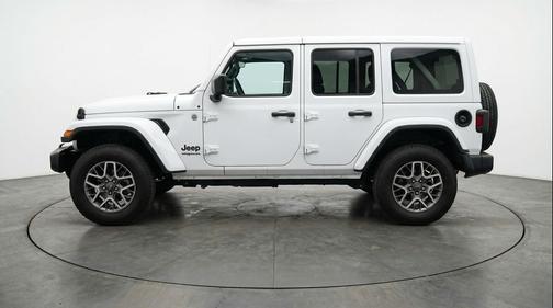 Bright White Clearcoat 2025 Jeep Wrangler 4-Door Sahara 4x4