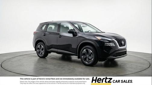 Super Black 2025 Nissan Rogue SV