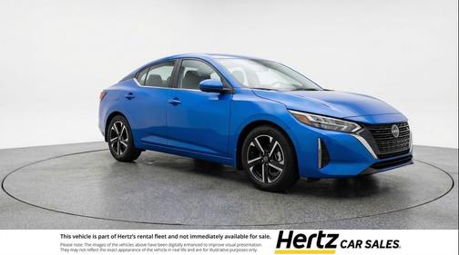 Electric Blue Metallic 2025 Nissan Sentra SV