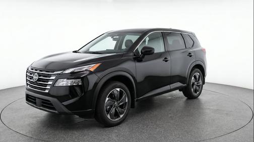 Super Black 2025 Nissan Rogue SV