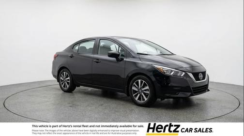 Super Black 2025 Nissan Versa 1.6 SV