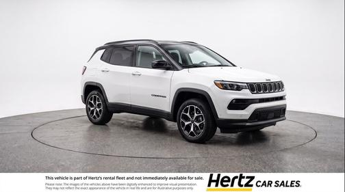 Bright White Clearcoat 2025 Jeep Compass Limited