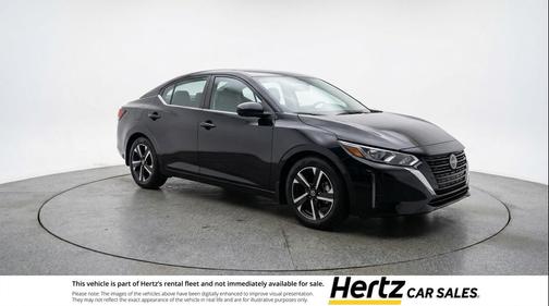 Super Black 2025 Nissan Sentra SV