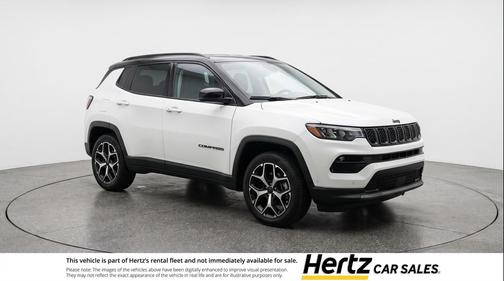 Bright White Clearcoat 2025 Jeep Compass Limited