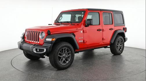 Firecracker Red Clearcoat 2025 Jeep Wrangler Sport S