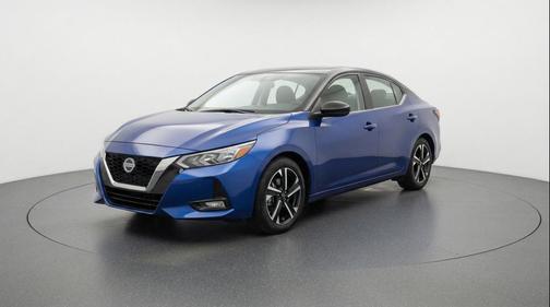Electric Blue Metallic 2025 Nissan Sentra SV