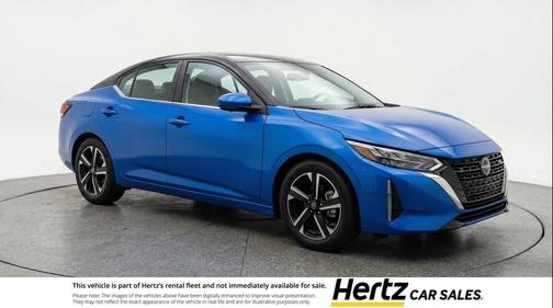 Electric Blue Metallic 2025 Nissan Sentra SV