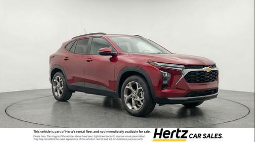 Crimson Metallic 2025 Chevrolet Trax LT