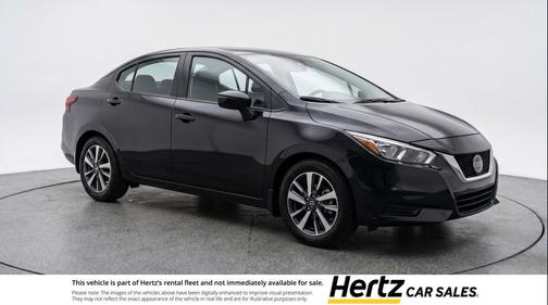 Super Black 2025 Nissan Versa 1.6 SV