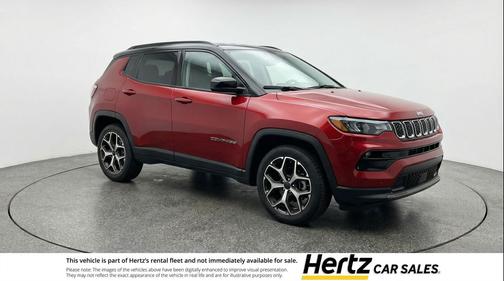 Red Hot Pearlcoat 2025 Jeep Compass Limited