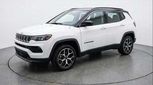 Bright White Clearcoat 2025 Jeep Compass Limited