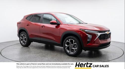 Crimson Metallic 2025 Chevrolet Trax LT
