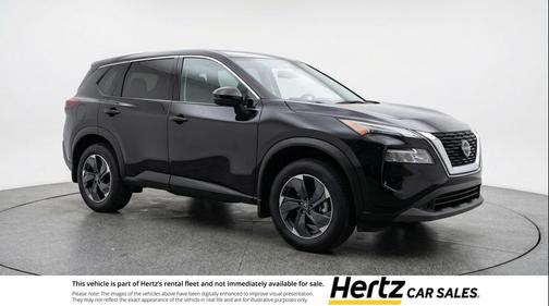 Super Black 2025 Nissan Rogue SV