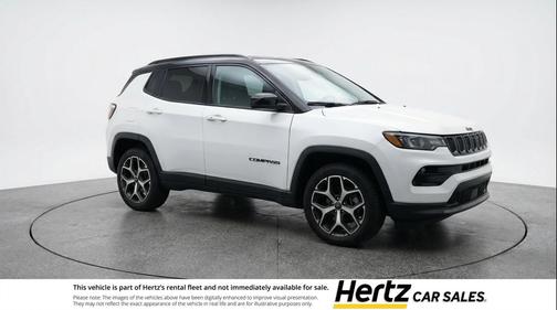 Bright White Clearcoat 2025 Jeep Compass Limited