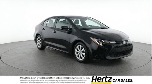 Midnight Black Metallic 2025 Toyota Corolla LE