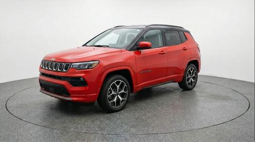 Red Hot Pearlcoat 2025 Jeep Compass Limited