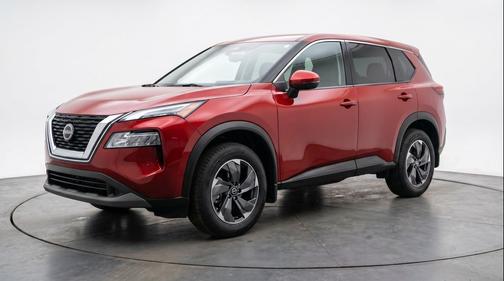 Scarlet Ember Tintcoat 2025 Nissan Rogue SV