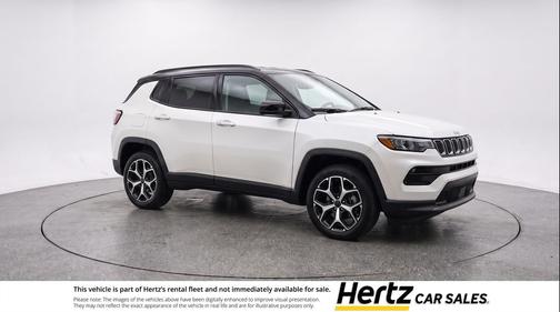 Bright White Clearcoat 2025 Jeep Compass Limited
